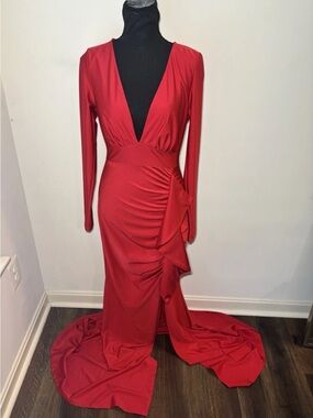 wishful thinking dress fashion nova Fashion Nova Wishful Thinking Dress Red Size M